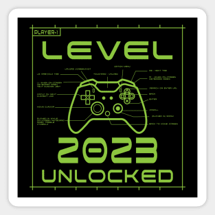 Level 2023 Unlocked Sticker